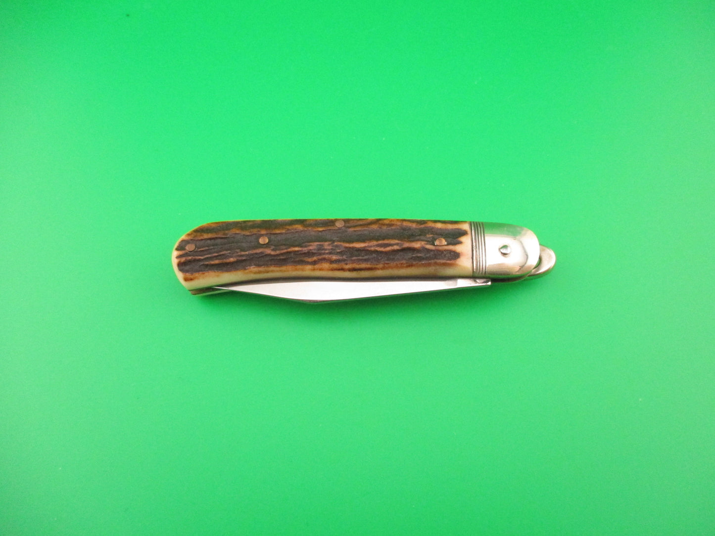 Hubertus 10cm German Lever Bare head (shadow) Stag automatic knife