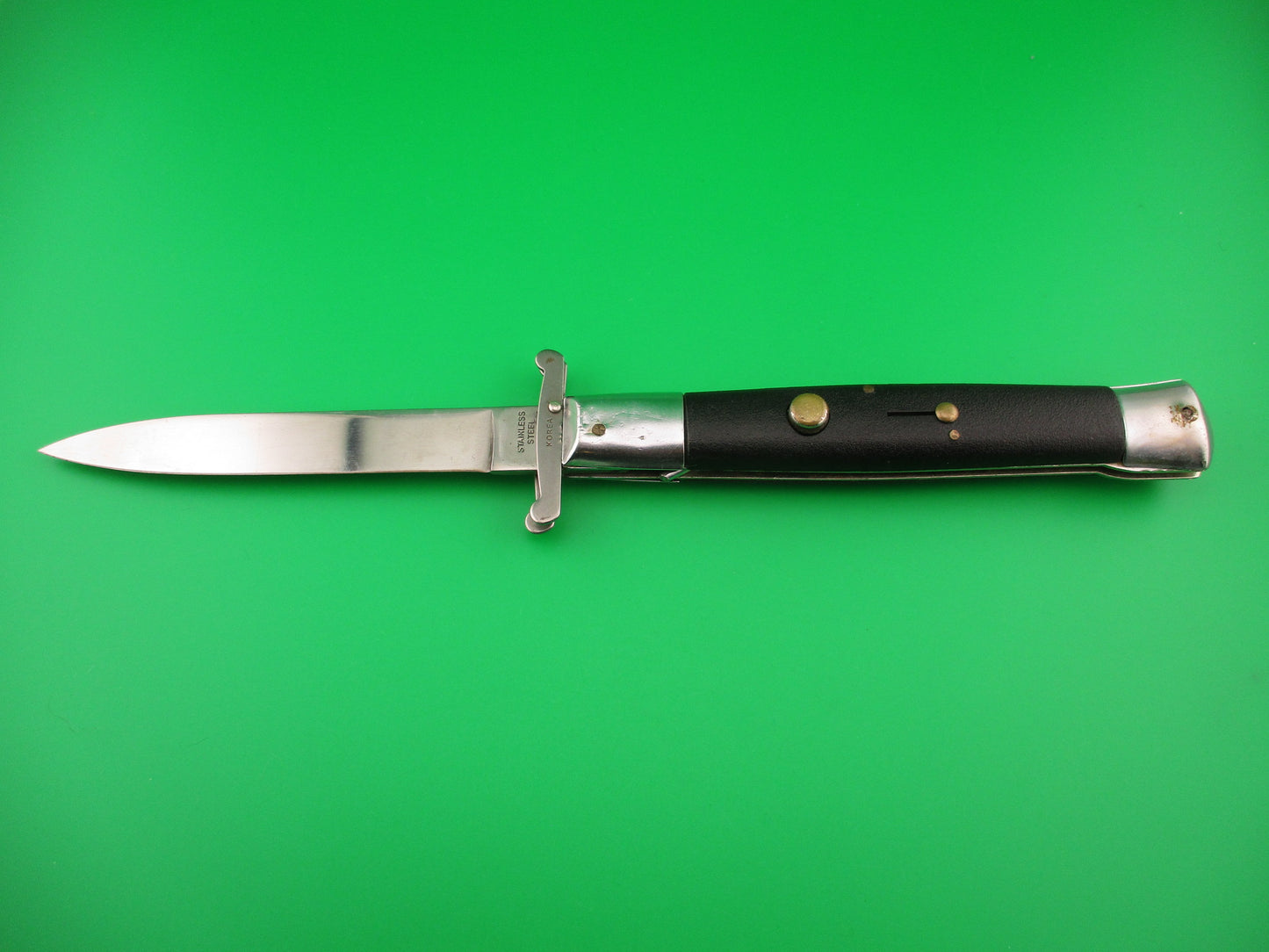 STAINLESS STEEL KOREA 26cm Korean Rizzuto Vintage clone swing guard automatic knife