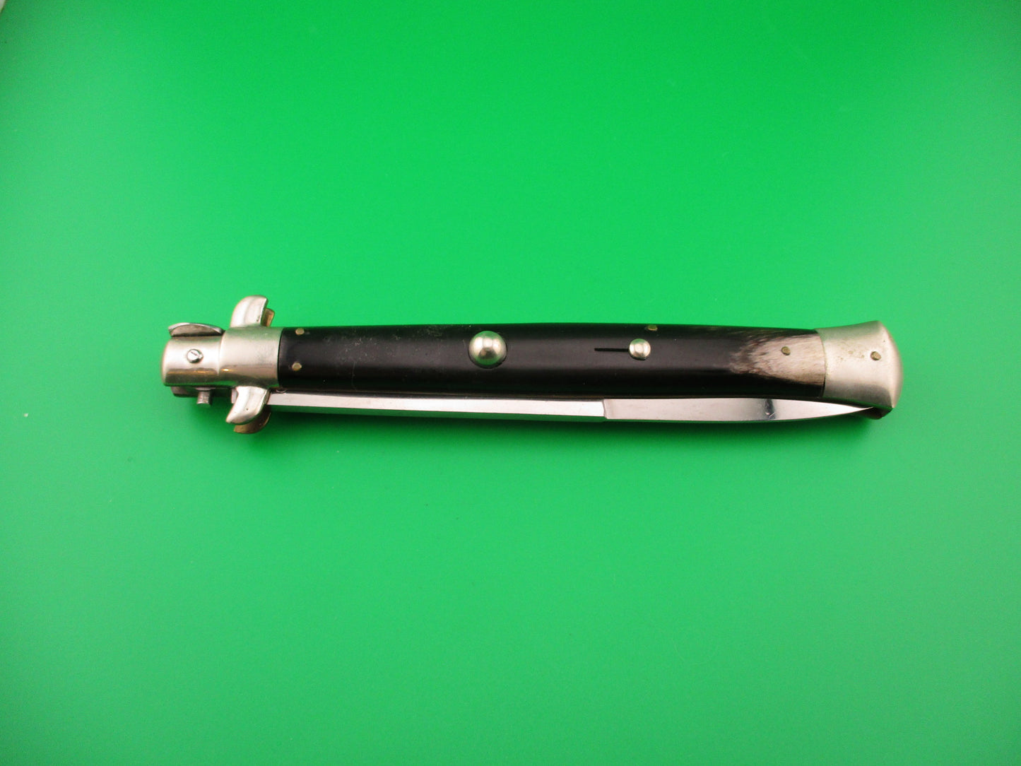 M ITALY INOX 33cm Italian Picklock 1950s Vintage Bayonet Horn automatic knife