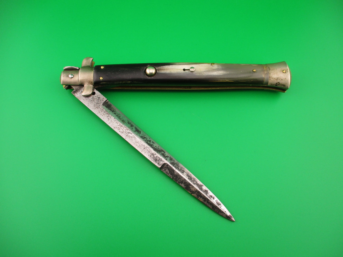 Sterile 33cm Italian Picklock 1950s vintage 5mm backspring automatic knife