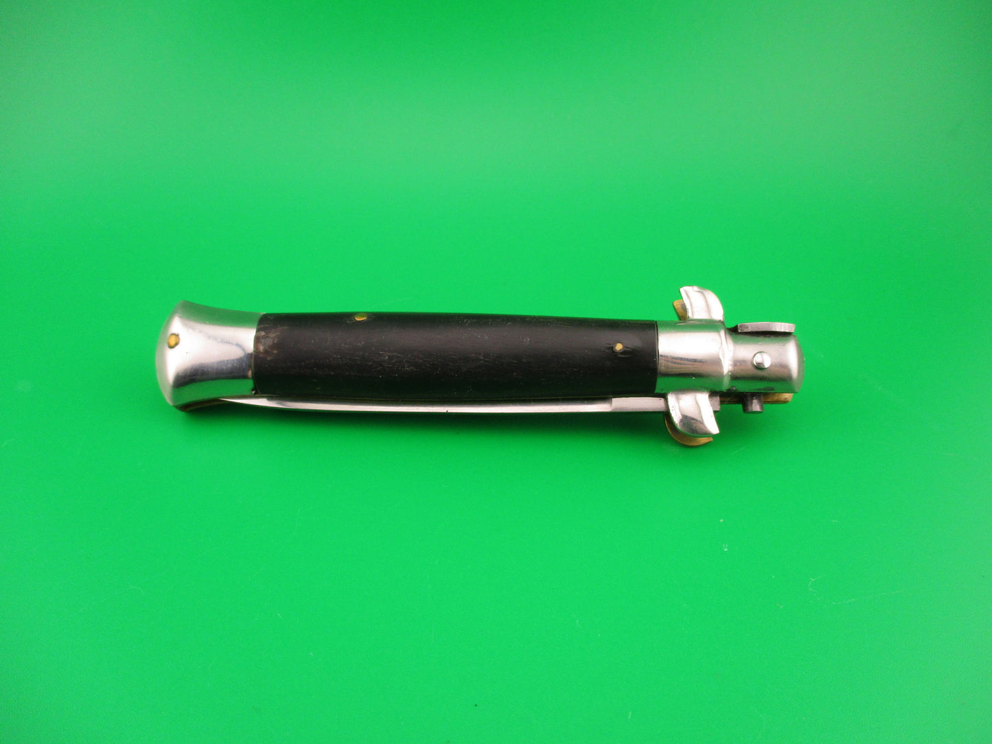 INOX W 20cm Italian Transitional Stiletto Horn Vintage automatic knife