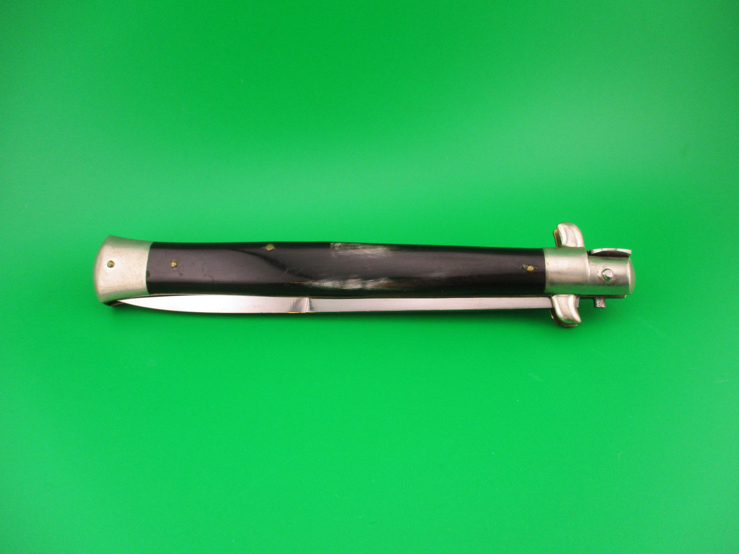 M ITALY INOX 33cm Italian Picklock 1950s Vintage Bayonet Horn automatic knife
