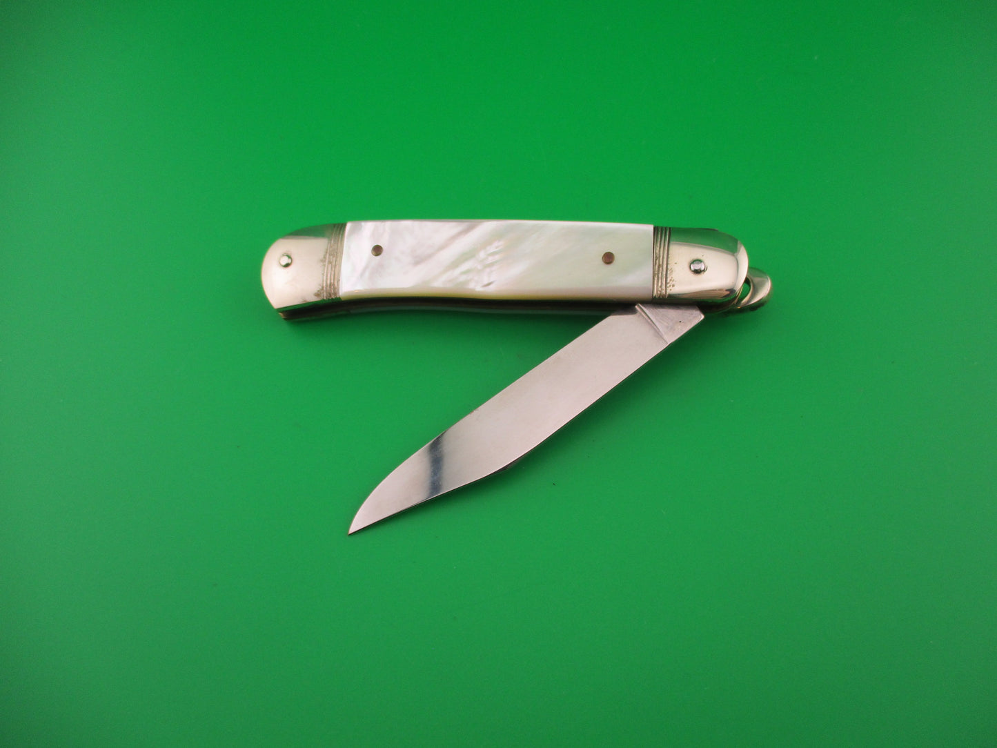 Hubertus SOLINGEN 10cm German Lever Pearl automatic knife