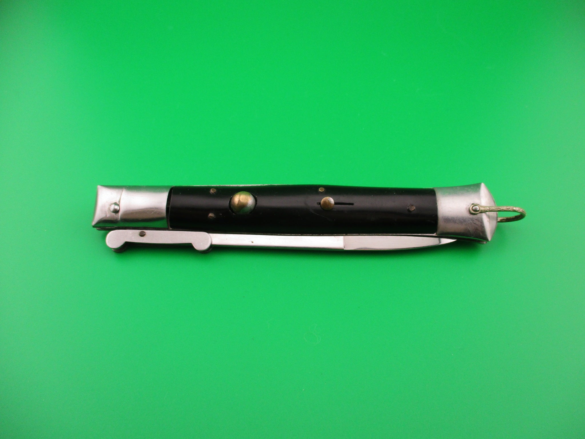 STAINLESS STEEL 27cm Japanese Rizzuto Swing guard Black step bolster ...