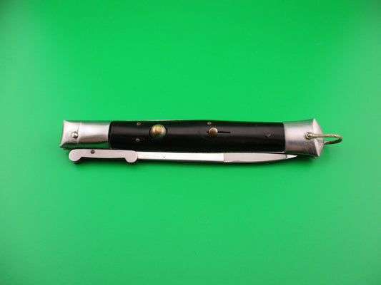 STAINLESS STEEL 27cm Japanese Rizzuto Swing guard Black step bolster vintage switchblade