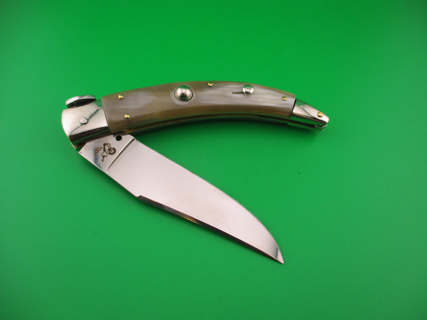 RENZO PASCOTTO MANIAGO 27cm Italian Catalana Picklock Horn automatic knife