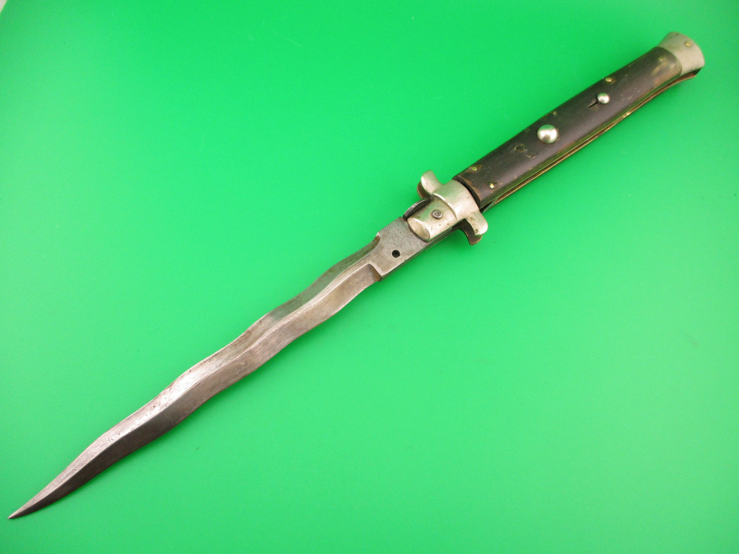 ROSCO MADE IN ITALY 33cm Italian Picklock 1950s Kris blade automatic knife