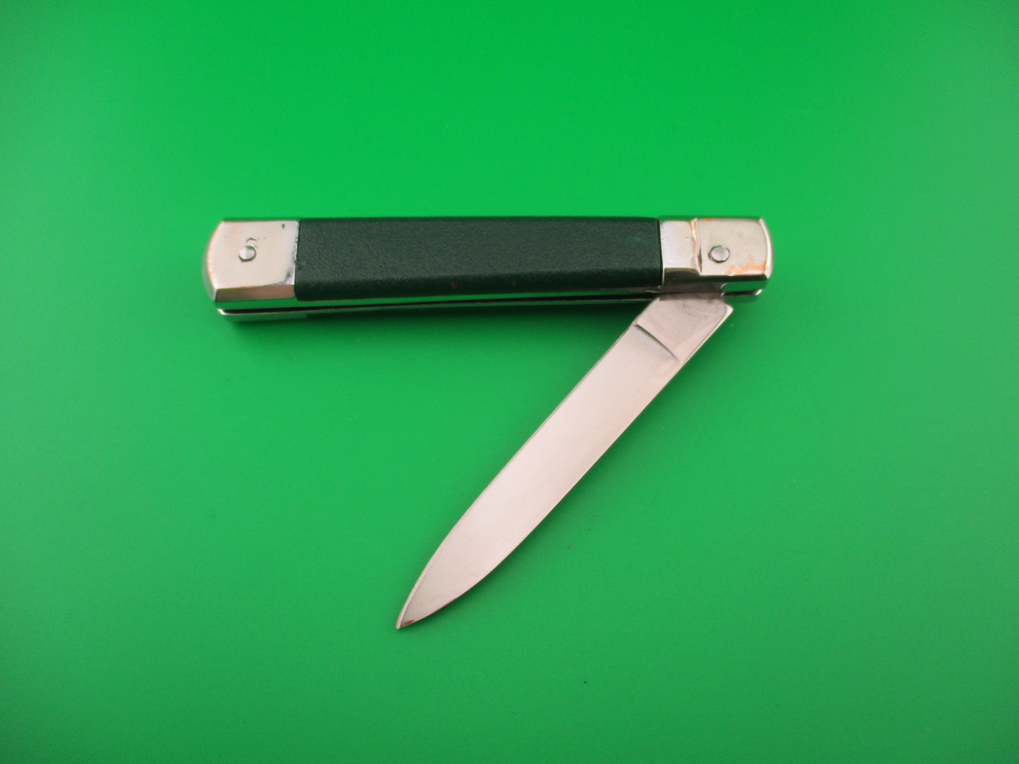 ROSTFREI Super-Stiletto 20cm Vintage Green Lever release automatic knife