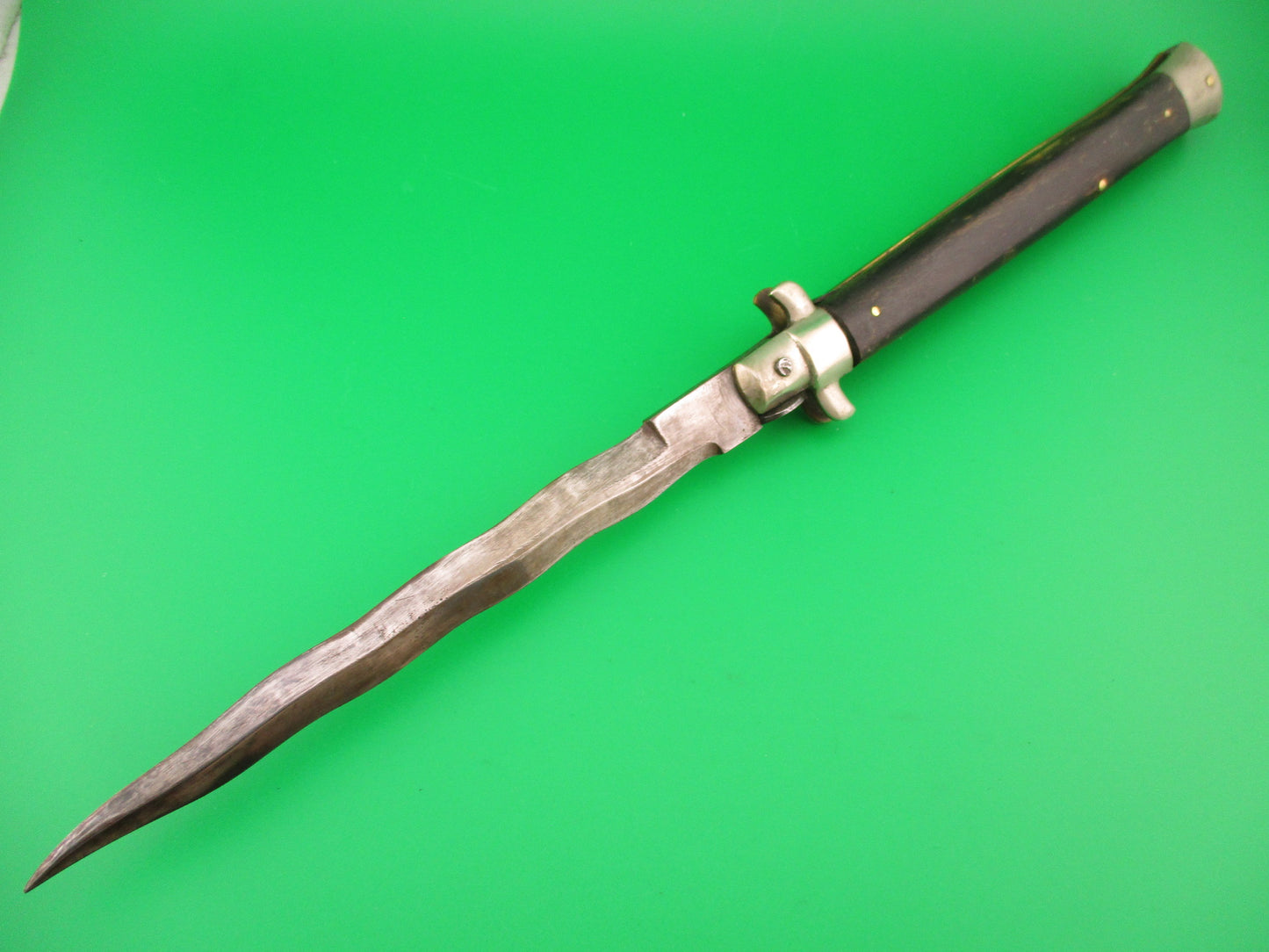 ROSCO MADE IN ITALY 33cm Italian Picklock 1950s Kris blade automatic knife