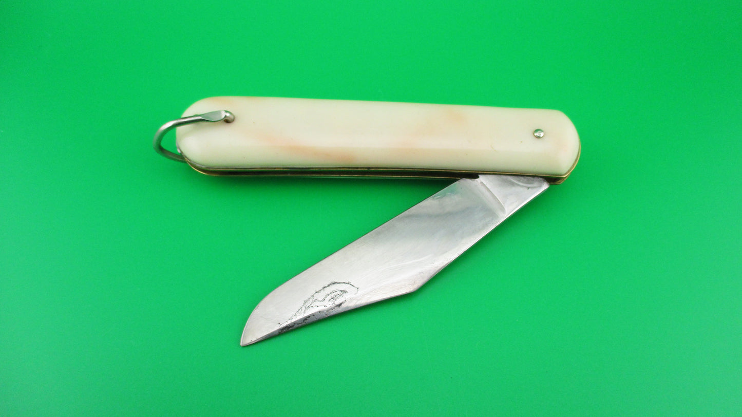 Colonial PRONTO Fatjack White 1950s switchblade knife