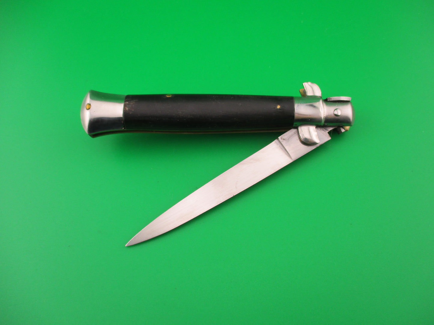 INOX W 20cm Italian Transitional Stiletto Horn Vintage automatic knife