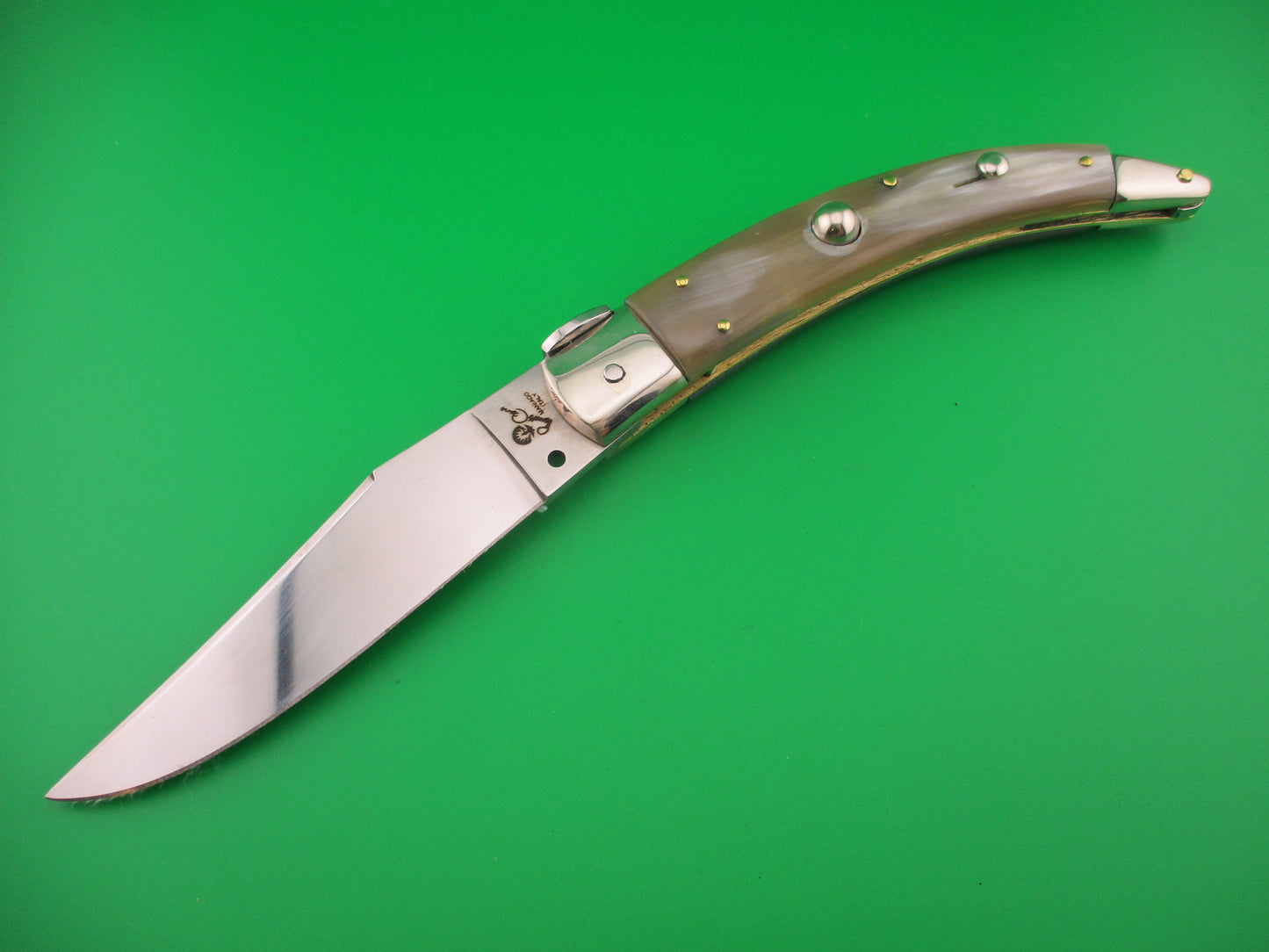 RENZO PASCOTTO MANIAGO 27cm Italian Catalana Picklock Horn automatic knife