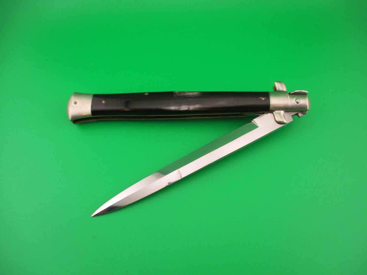 M ITALY INOX 33cm Italian Picklock 1950s Vintage Bayonet Horn automatic knife