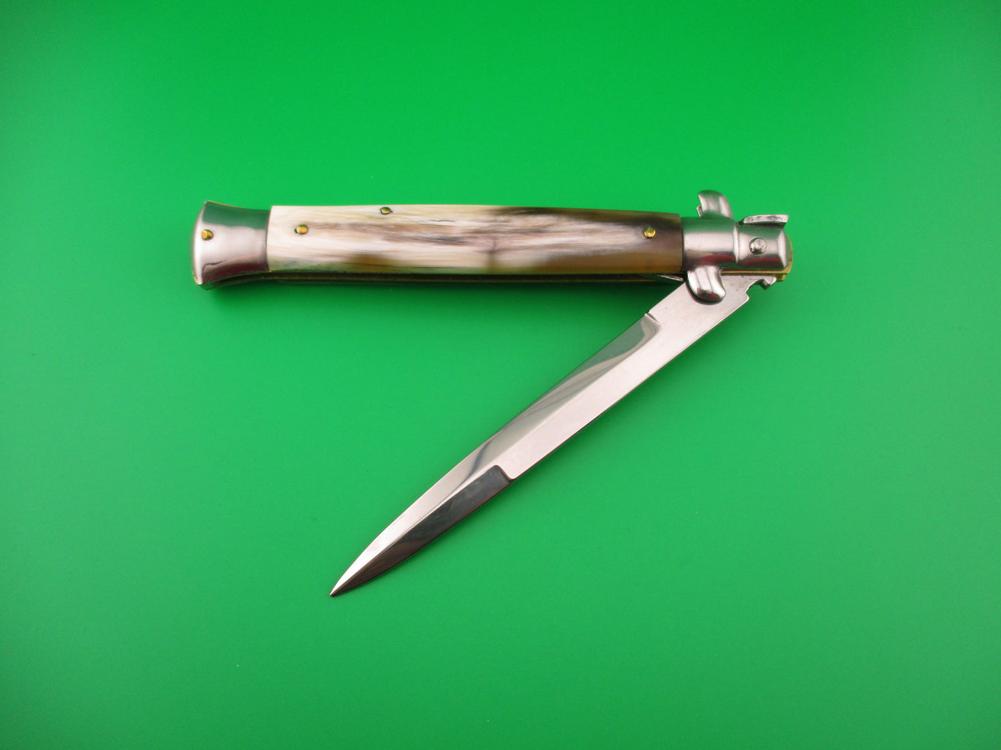 STILETTO ITALY 27cm Italian Stiletto Bayonet Caramel Cream automatic knife