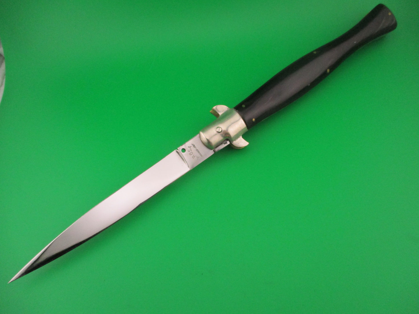 AROSA MANIAGO ITALY DM 33cm Italian Picklock Wasp body Black & white Horn automatic