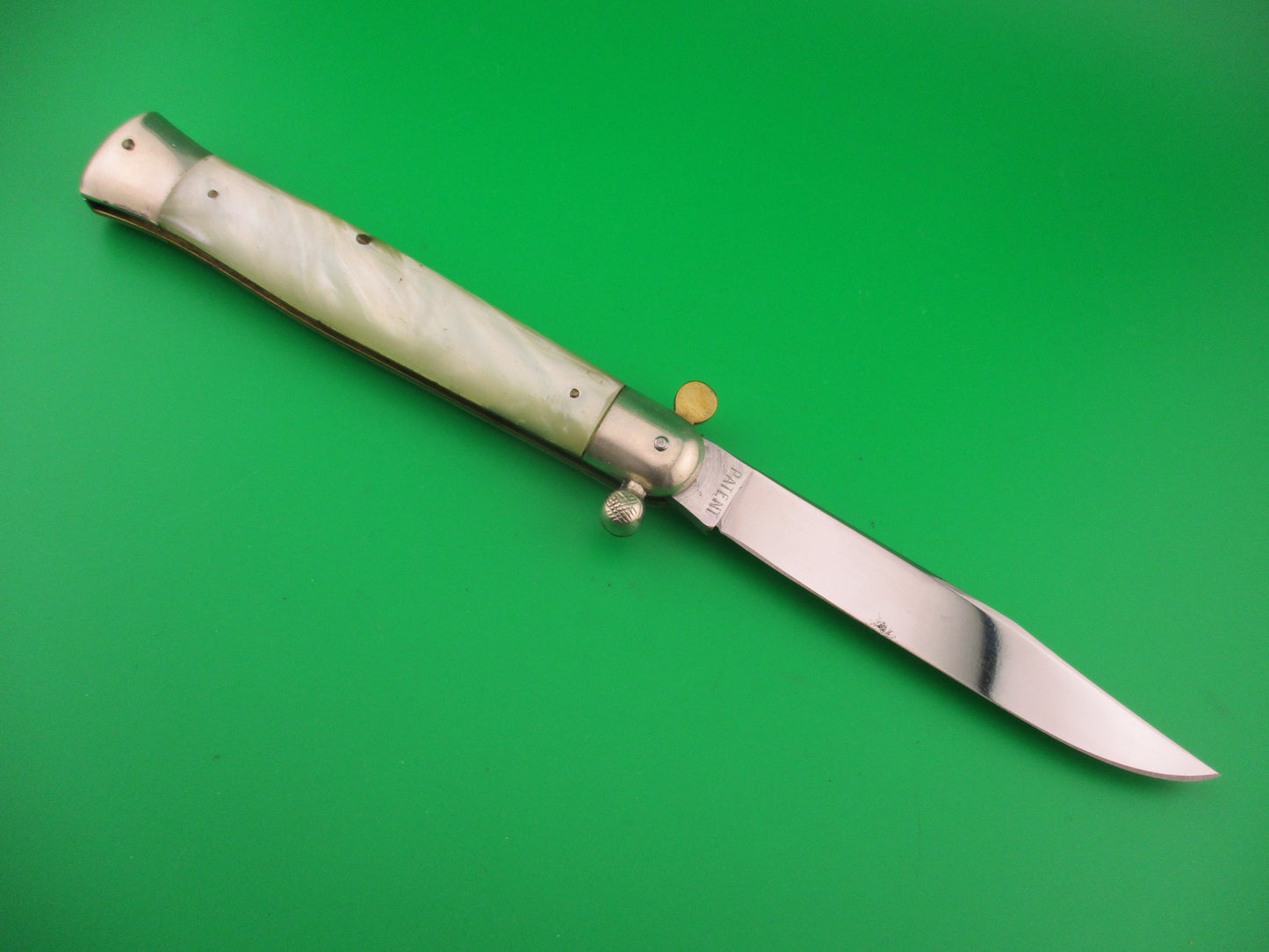 RAPID SZL ROSTFREI 25cm Italian Knob open manual Pearlex vintage knife