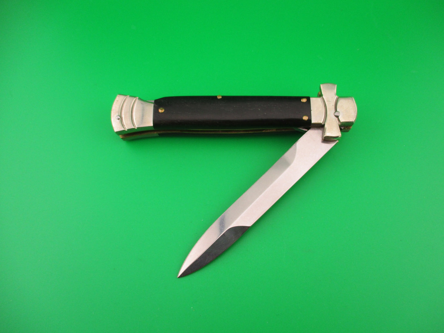 AGA CAMPOLIN MANIAGO ITALY 23cm Italian Ebony Maltese 2014 Lockback automatic knife