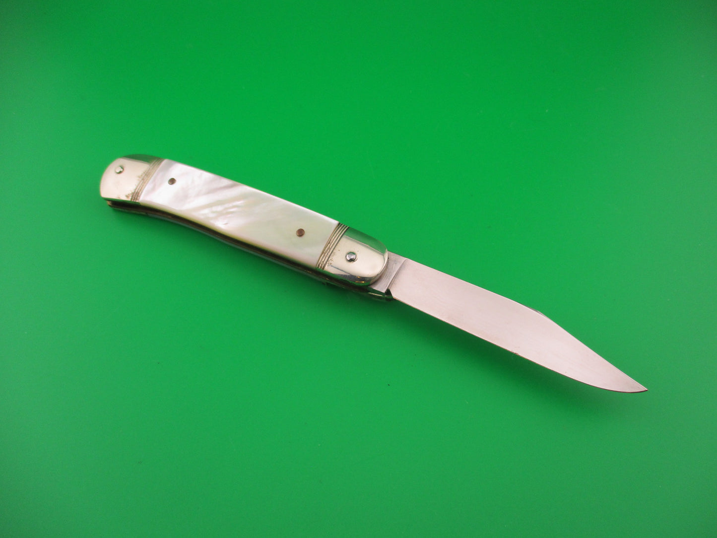 Hubertus SOLINGEN 10cm German Lever Pearl automatic knife
