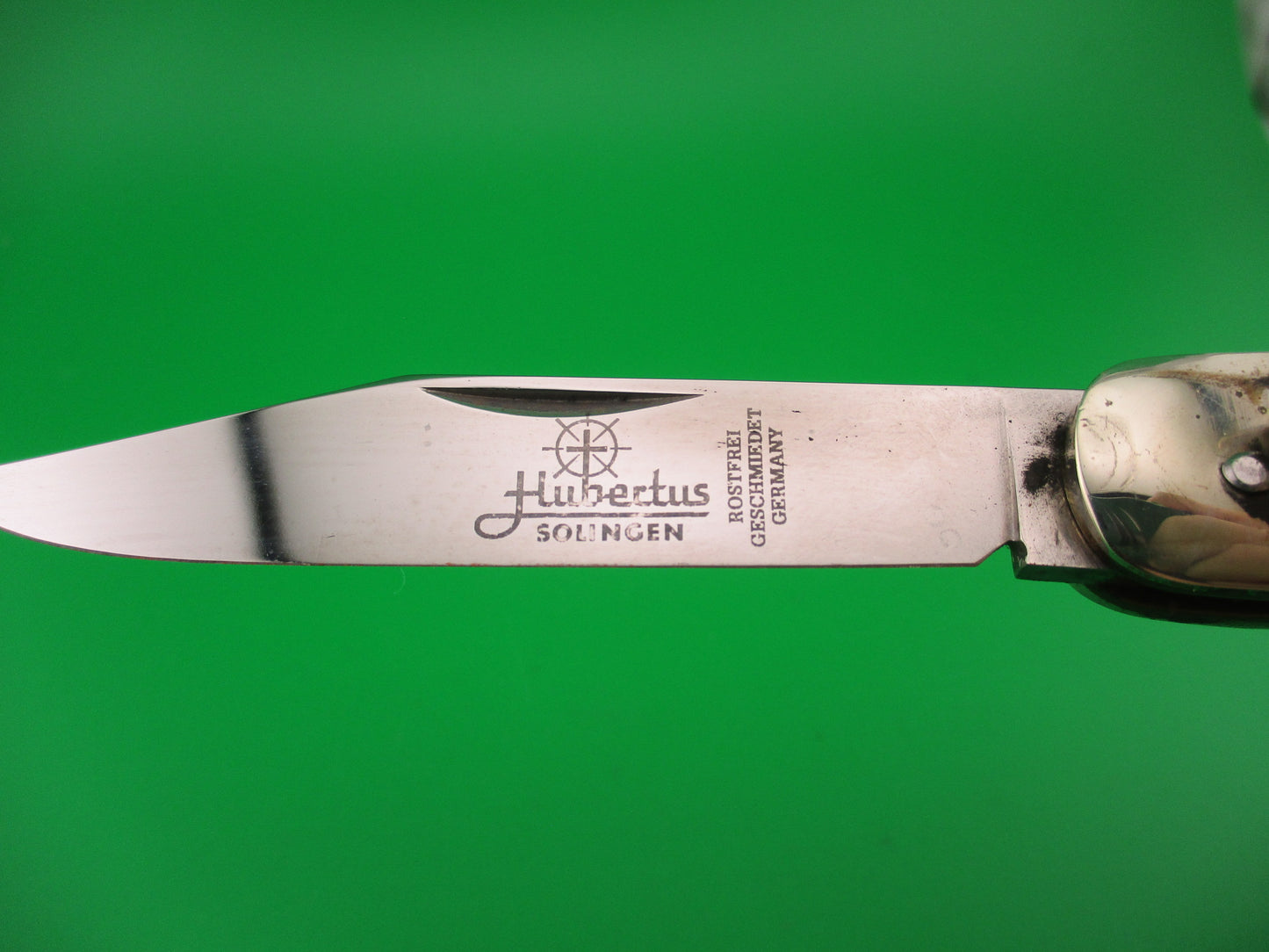Hubertus SOLINGEN 10cm German Lever Pearl automatic knife