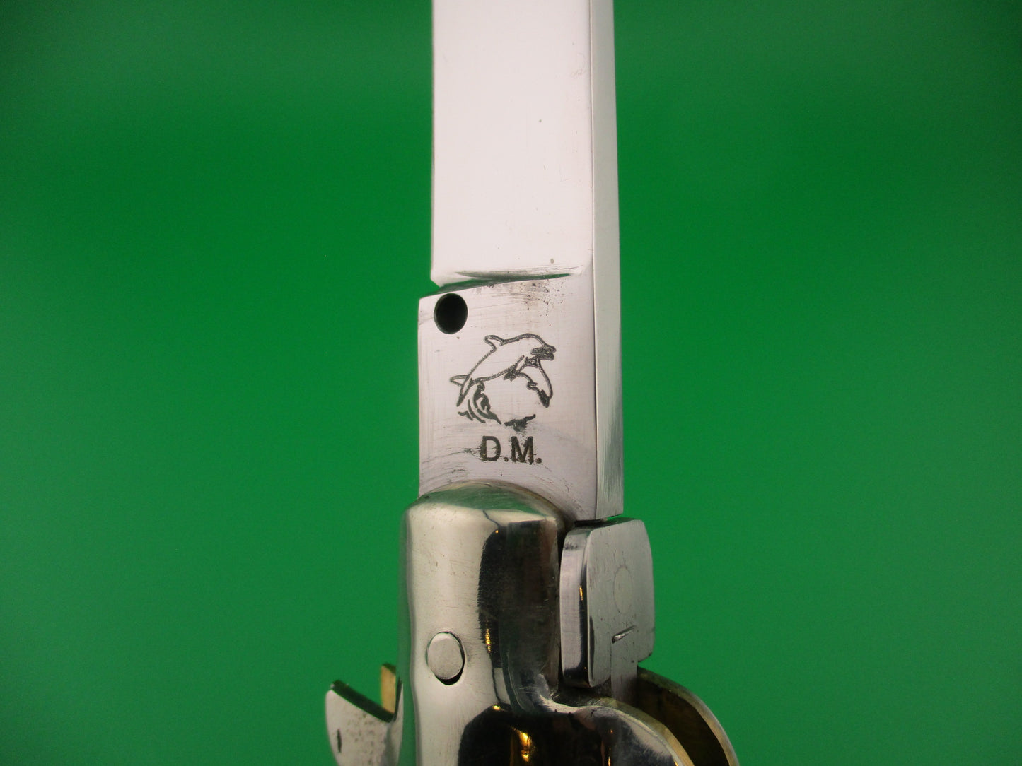 AROSA MANIAGO ITALY DM 33cm Italian Picklock Wasp body Black & white Horn automatic