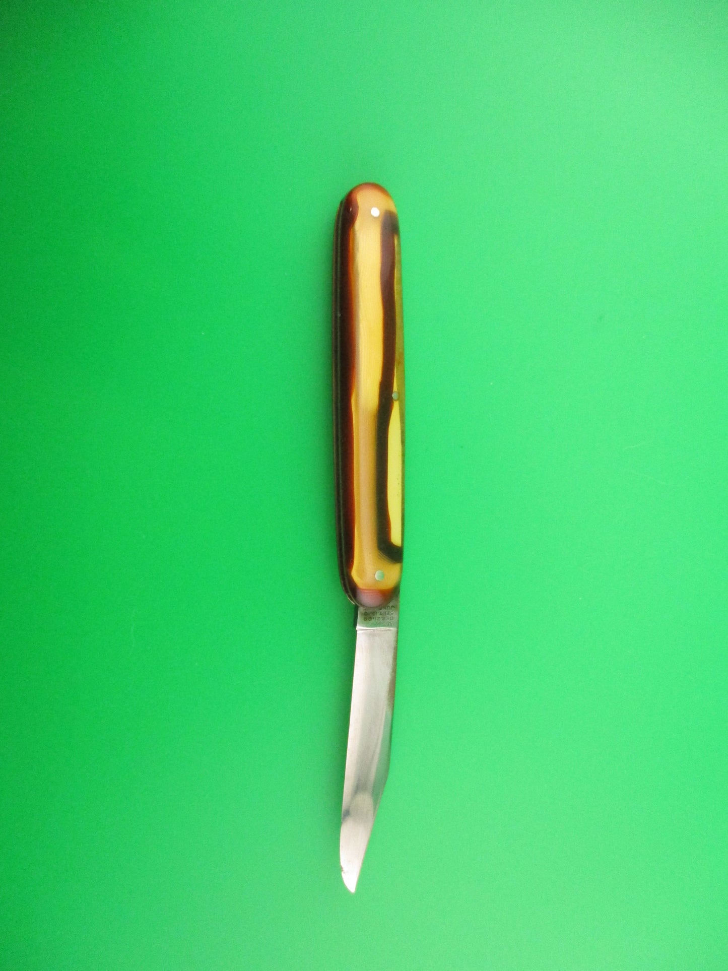 LL Bean Single 3 3/8" Cigar Single Butter & Molasses switchblade & catalog