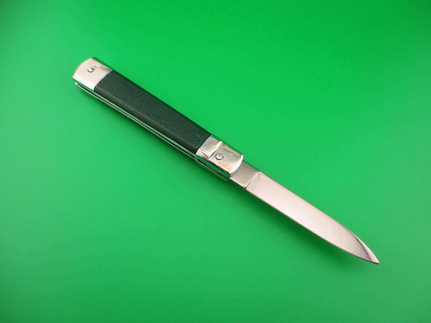 ROSTFREI Super-Stiletto 20cm Vintage Green Lever release automatic knife