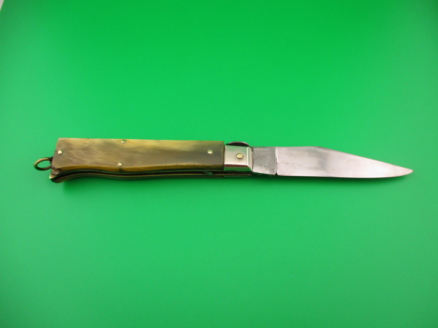 Latama ITALY 22cm Italian Picklock Oval button Camper vintage 1950s automatic knife