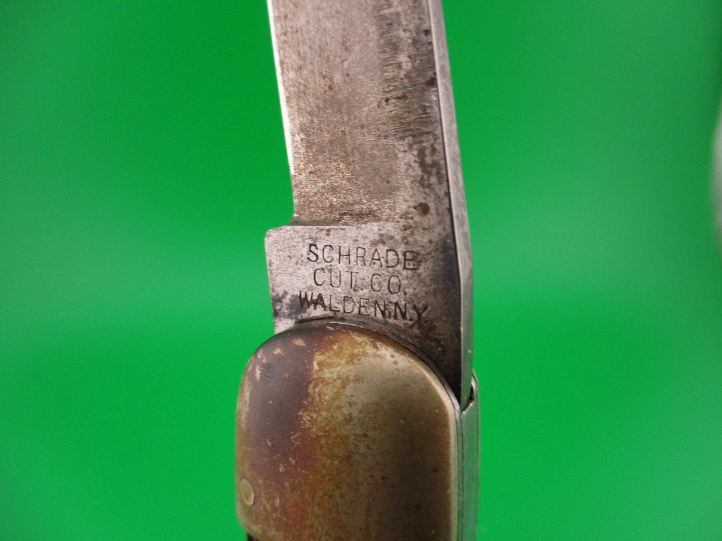 SCHRADE CUT CO 1613 3/4 Saber Grind Hunter WARNER BROS Movie Prop Knife