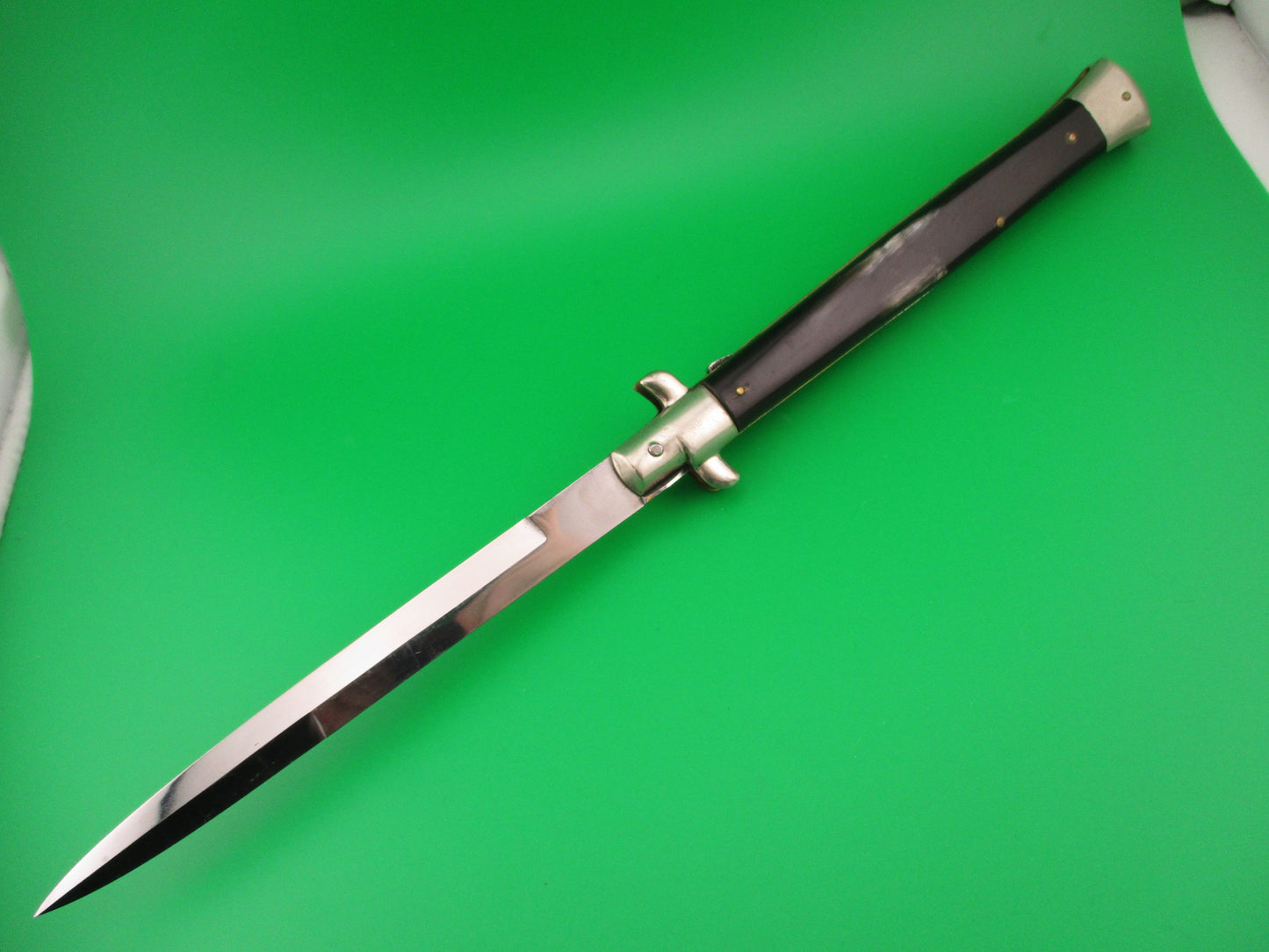 M ITALY INOX 33cm Italian Picklock 1950s Vintage Bayonet Horn automatic knife
