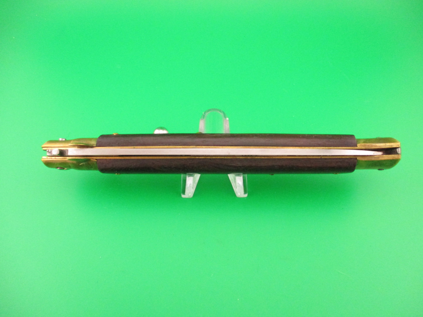 Stiletto Vintage Swivel bolster vintage automatic knife Wood & brass