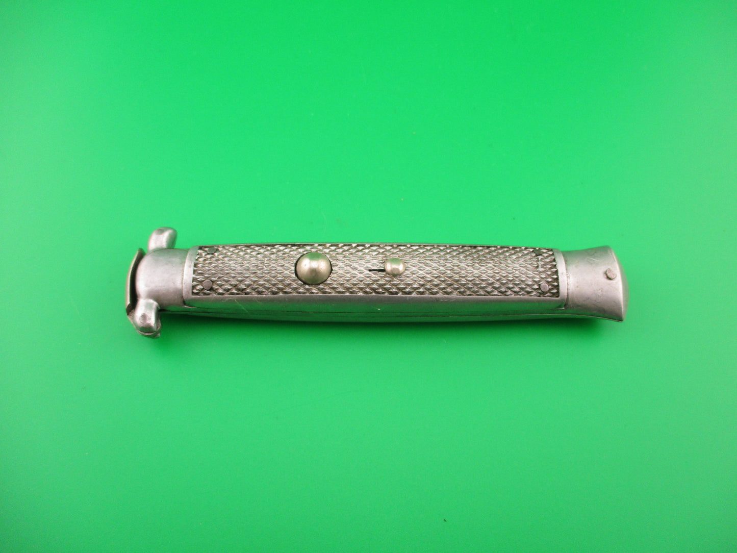 INOX BREVETTATO 21cm Italian OTF Trapdoor 1960s Aluminum automatic knife