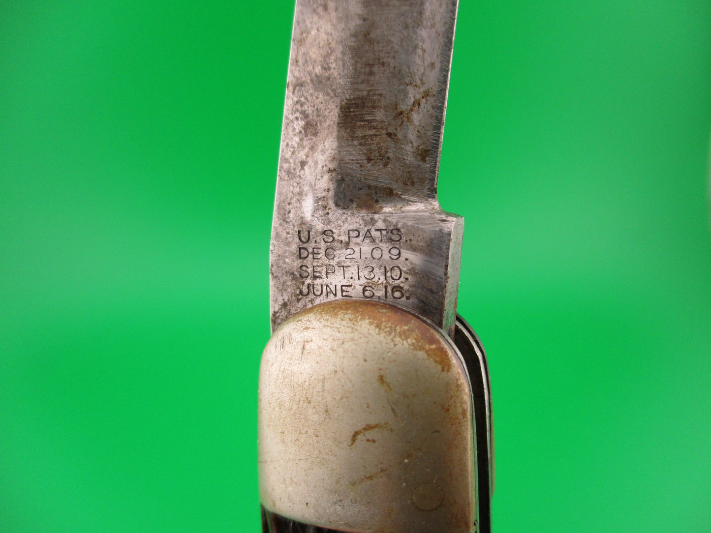 SCHRADE CUT CO 1613 3/4 Saber Grind Hunter WARNER BROS Movie Prop Knife