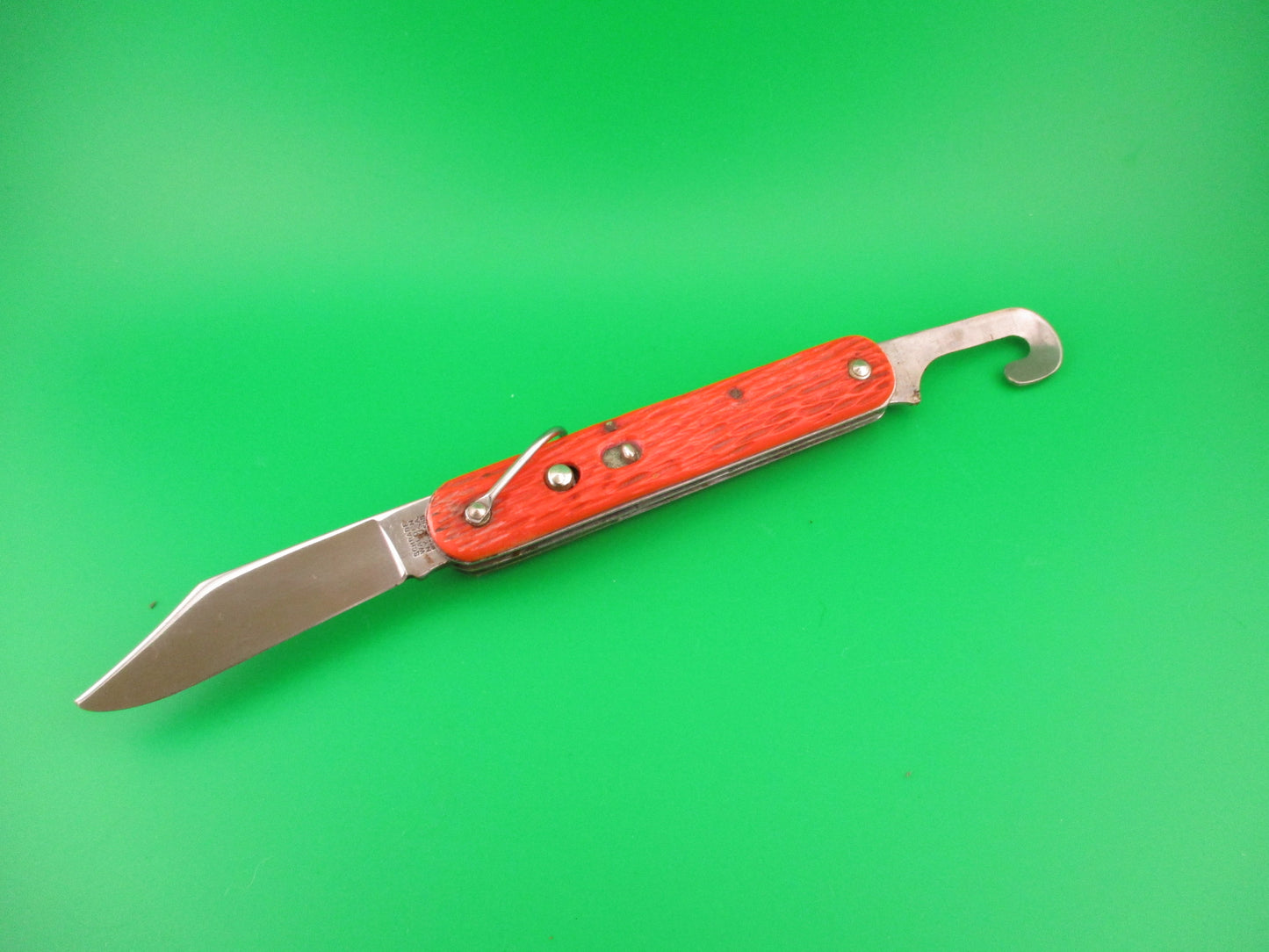 Schrade Walden vintage MC1 Orange military paratrooper switchblade