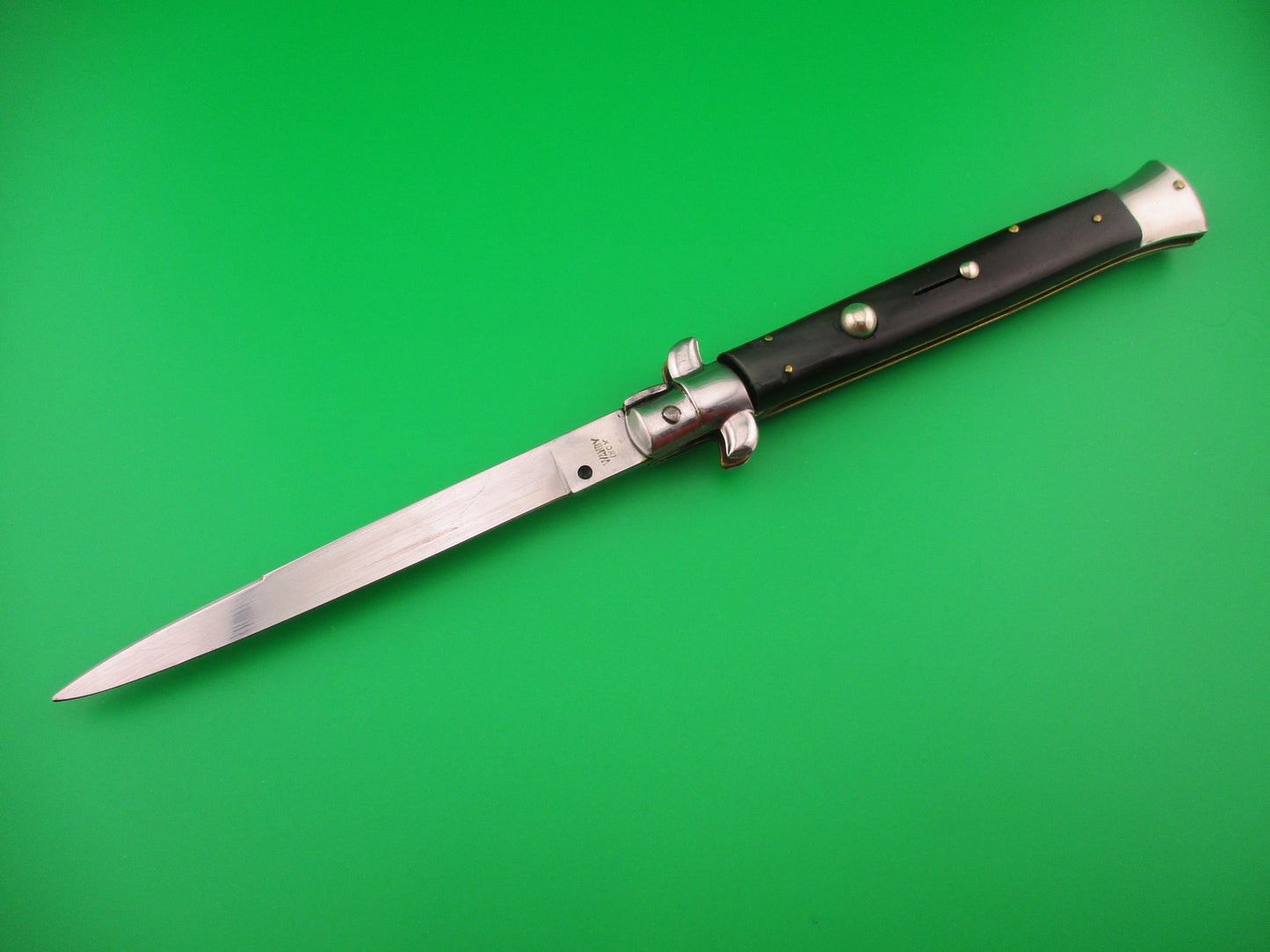 WANDY INOX 28cm Italian Stiletto Vintage swivel bolster switchblade knife