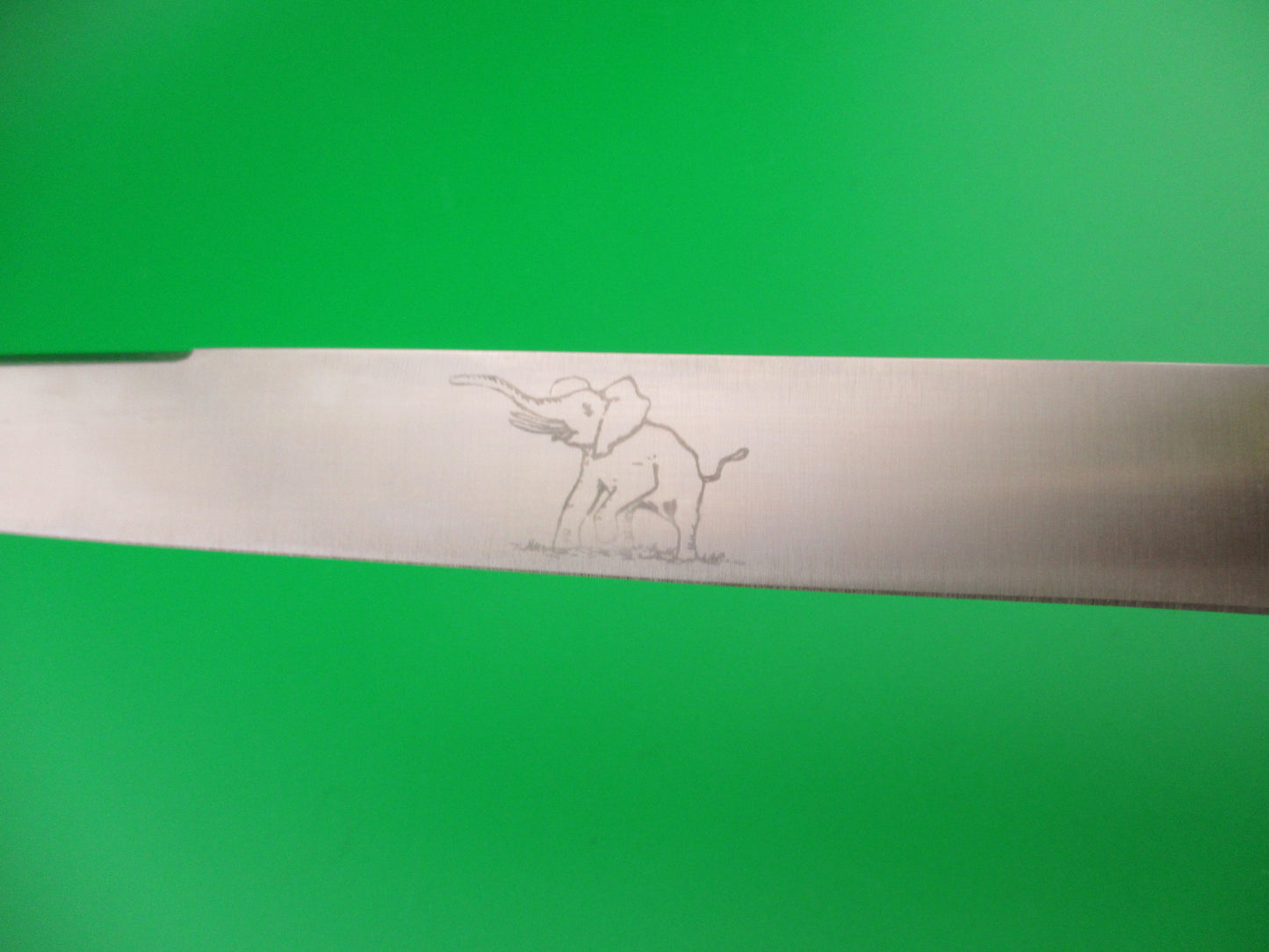 Rostfrei Elephant 18 inch (45cm) Italian Stiletto Stag & Brass automatic knife