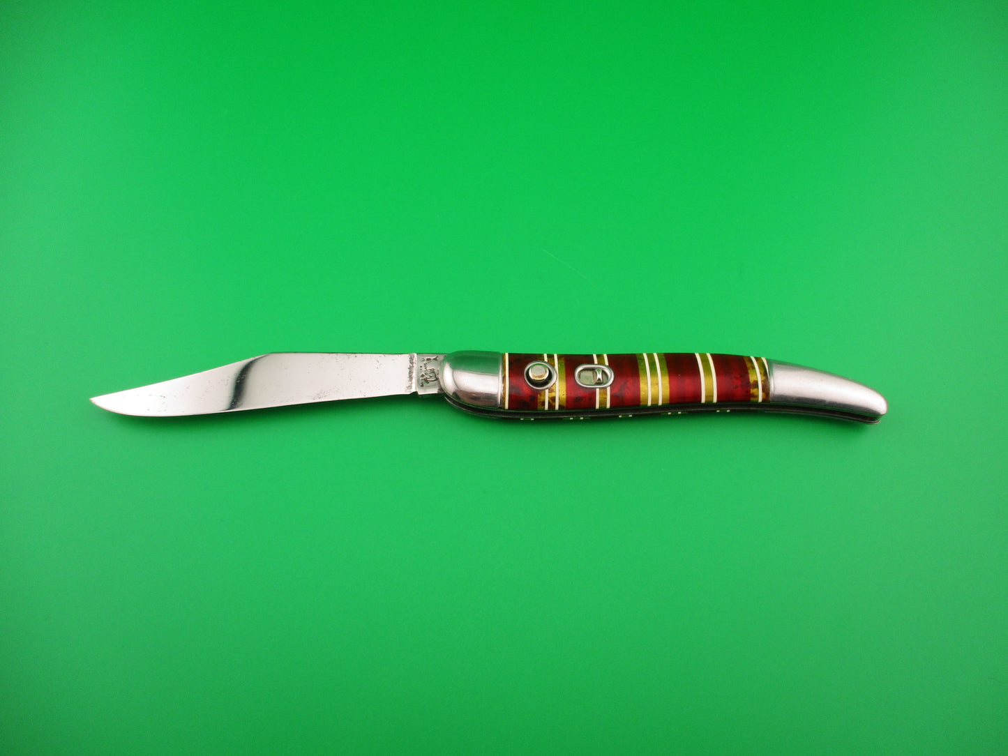 Hammer Brand Imperial Toothpick Candystripe 1950s vintage switchblade knife