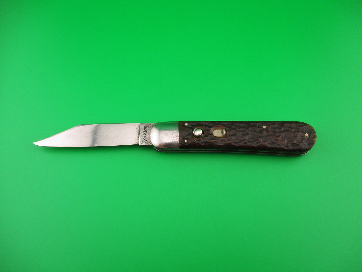 REMINGTON 2303 Scout Vintage 1940s Bone switchblade knife