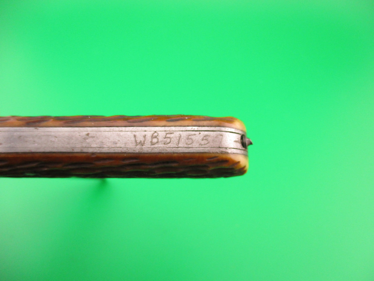 SCHRADE CUT CO 1613 3/4 Saber Grind Hunter WARNER BROS Movie Prop Knife