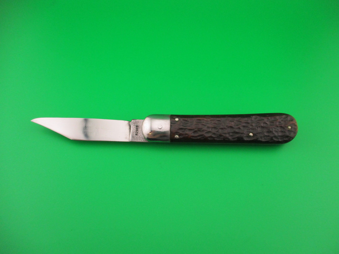 REMINGTON 2303 Scout Vintage 1940s Bone switchblade knife