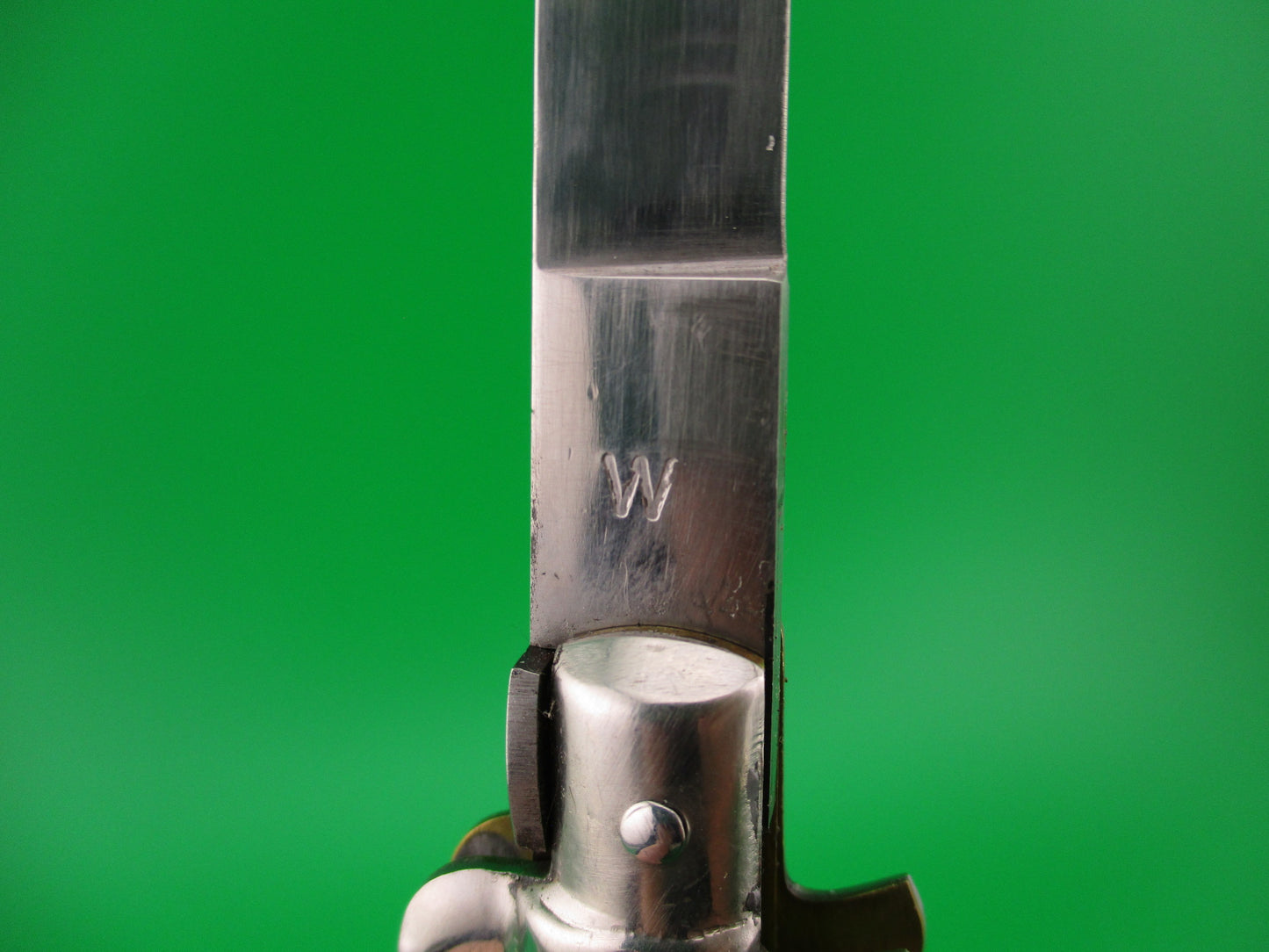 INOX W 20cm Italian Transitional Stiletto Horn Vintage automatic knife