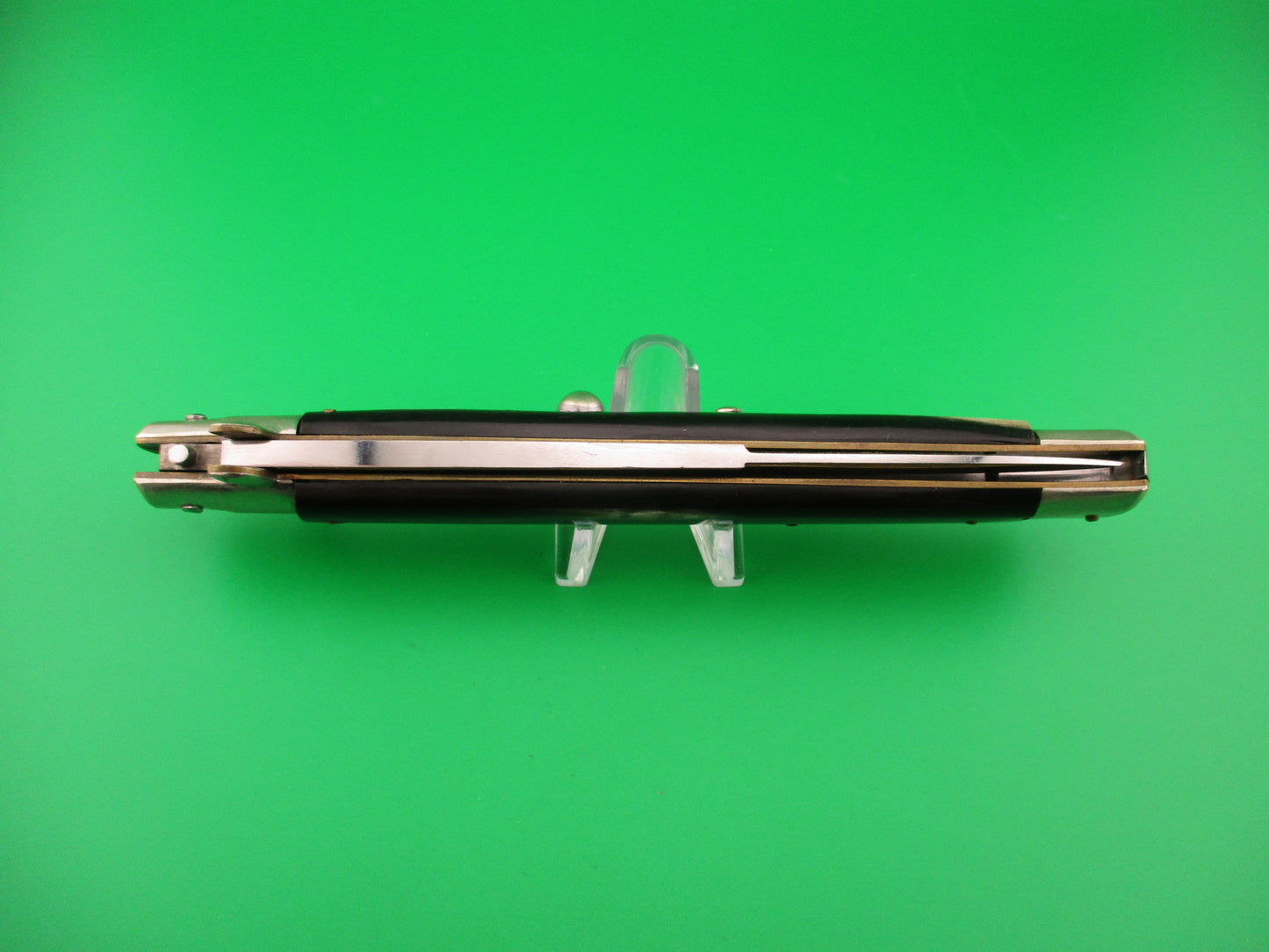 M ITALY INOX 33cm Italian Picklock 1950s Vintage Bayonet Horn automatic knife
