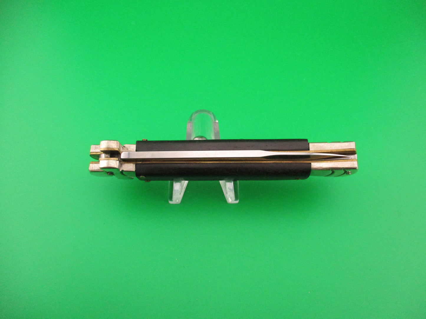 AGA CAMPOLIN MANIAGO ITALY 23cm Italian Ebony Maltese 2014 Lockback automatic knife