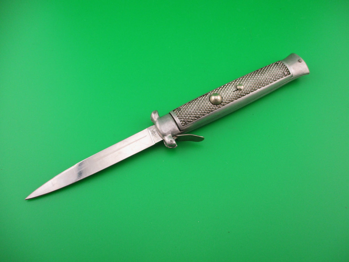 INOX BREVETTATO 21cm Italian OTF Trapdoor 1960s Aluminum automatic knife