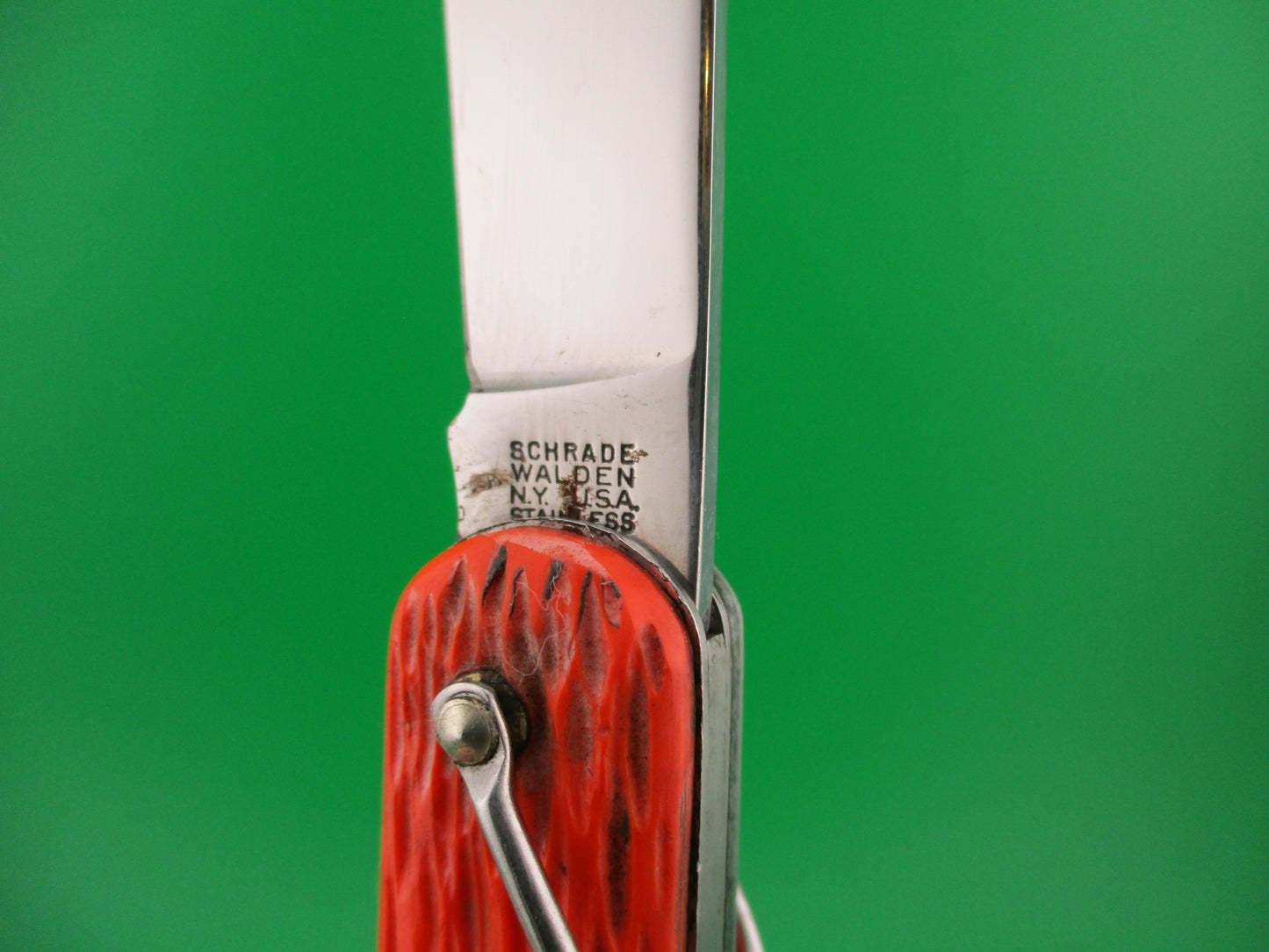 Schrade Walden vintage MC1 Orange military paratrooper switchblade