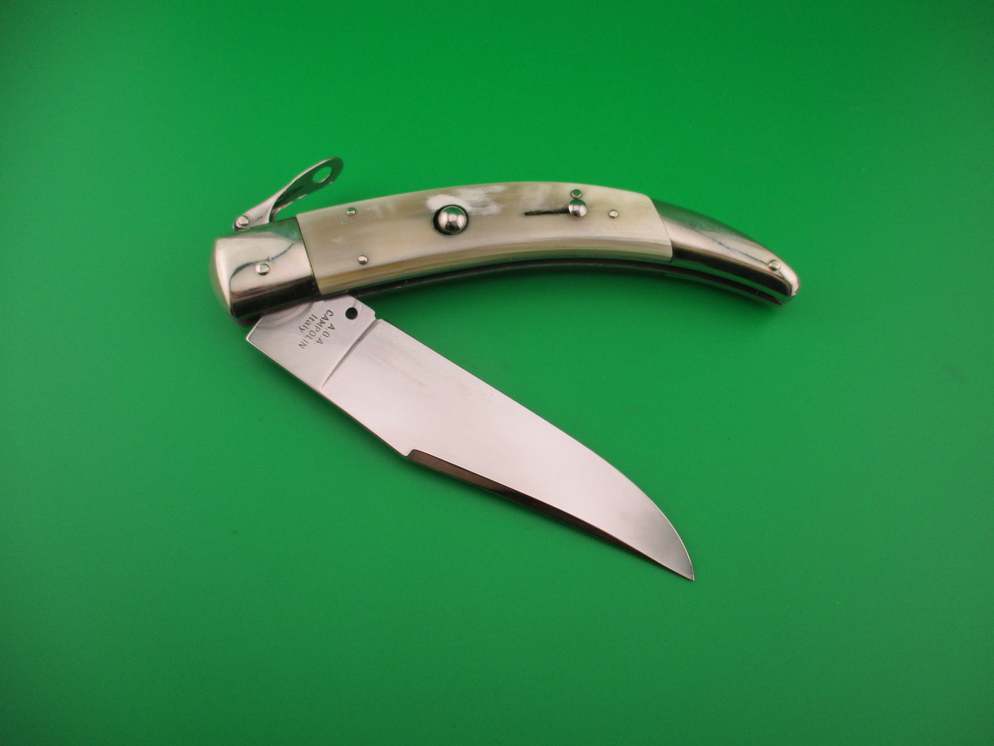 AGA CAMPOLIN ITALY 26cm Italian Catalana Fulcrum automatic knife