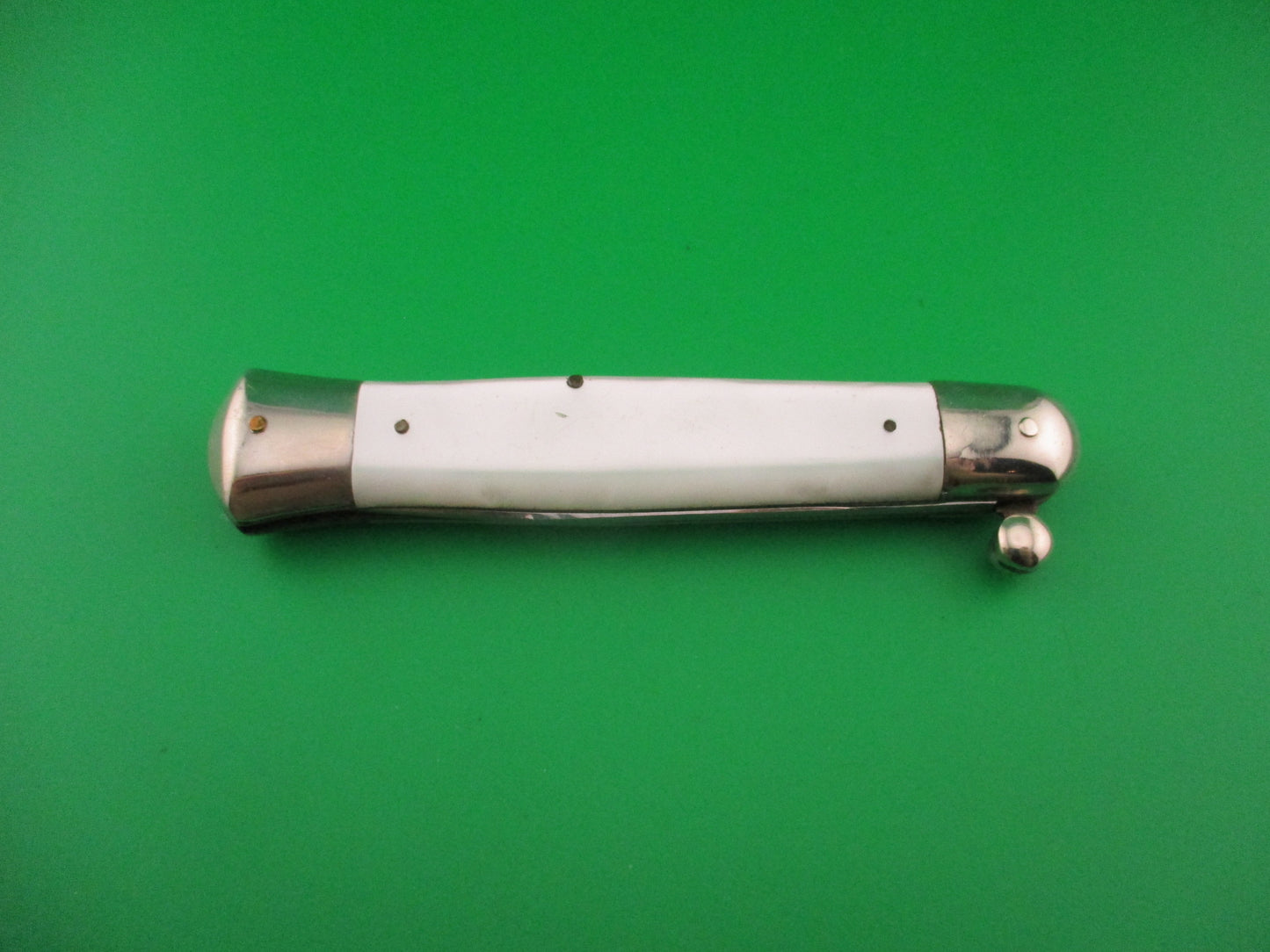 Stainless Steel ITALY 22cm RAPID Italian Pearl Knob Flip Open Vintage manual knife