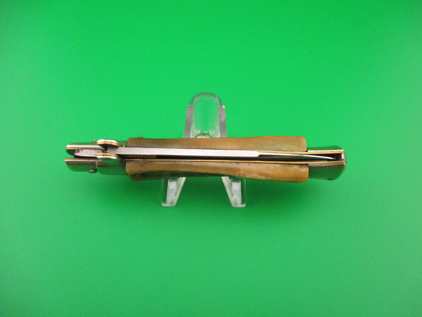 Rostfrei (slant) 4 PATENT 20cm Italian BoBc Vintage 1960s Stag automatic knife