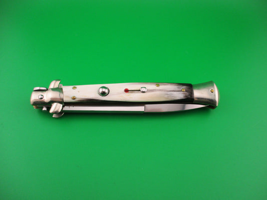 Walts LATAMA Cat 28cm Italian Stiletto Bayonet Blade Skunk horn Limited edition switchblade