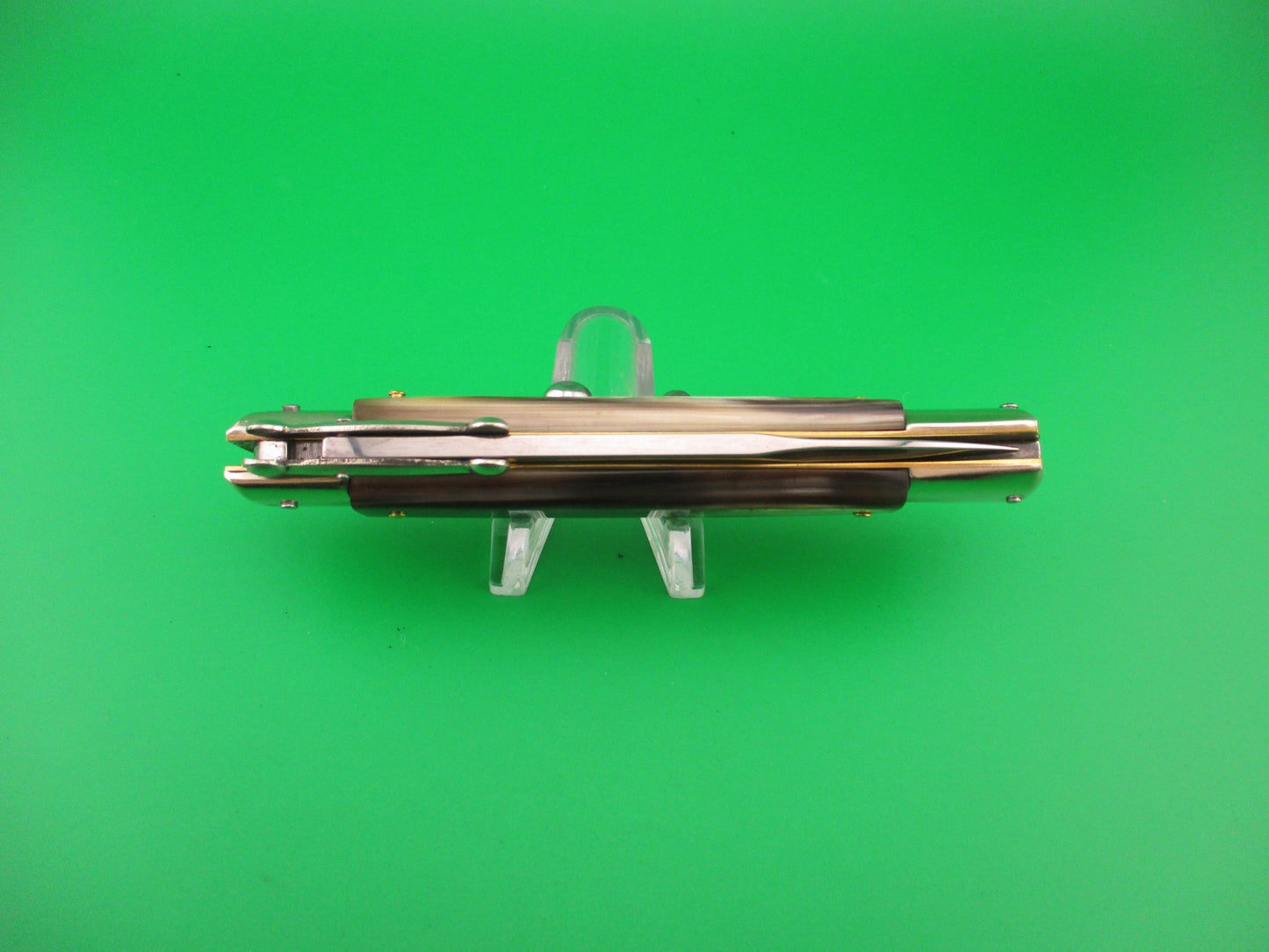 AGA CAMPOLIN 23cm Italian Swing Guard Horn Bayonet blade automatic knife