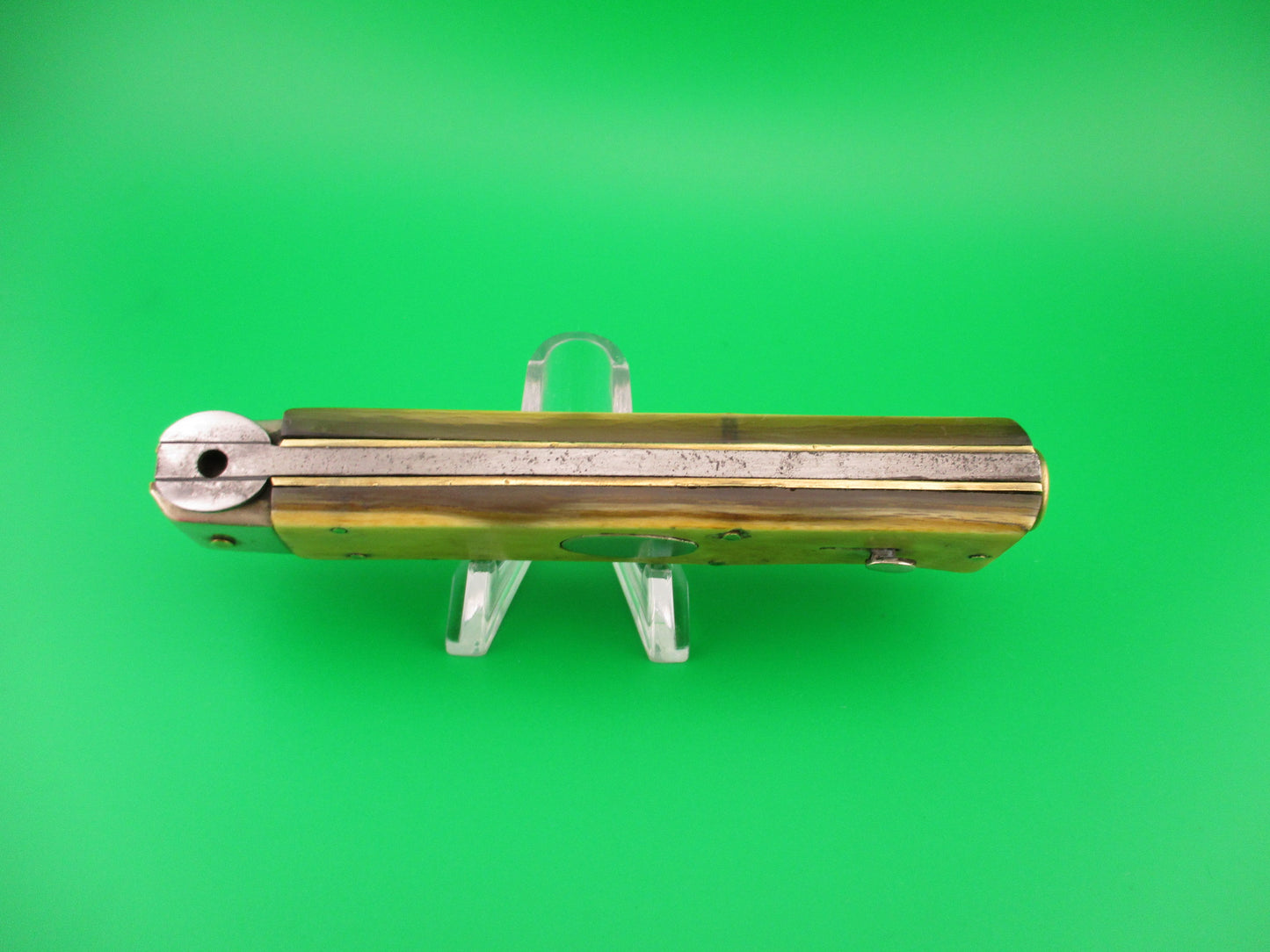 Latama ITALY 22cm Italian Picklock Oval button Camper vintage 1950s automatic knife